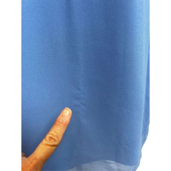 Vince Camuto Women's Pleated Sleeve Float Shift Dress *NOTE DEFECT in pic - SZ 4 - Picture 7 of 14